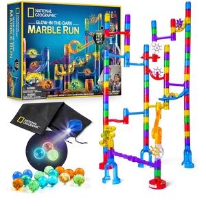 National Geographic Black Bag with Marble Run Guide